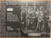 Blok 391 czarnodruk, ** czysty, 1000. rocznica koronacji B. Chrobrego