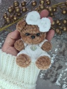 Brelok Breloczek Miś Zawieszka Prezent Ozdoby Na Szydełku 