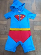 Jednoczęściowy strój kąpielowy Superman roz 74/80