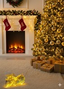 Lampki choinkowe led 20m żółte