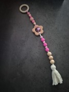 Zawieszka drewniana do baby gym stojaka edukacyjnego , handmade