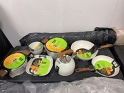 Zestaw garnkow i Patelni PEPCO naturalne 7 garnkow