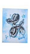 Obraz ręcznie malowany, styl nowoczesny pop-art balonowy piesek 30x40cm