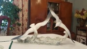 Rosenthal wielka porcelanowa figurka: Mewy w locie