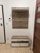 Zestaw do przedpokoju: Wieszak + Szafka na buty