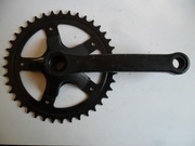 Mechanizm korbowy 40 zębów 155 mm czarny na kwadrat