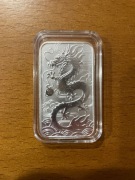 Australia sztabkomoneta Dragon 2018 1 uncja srebro .999