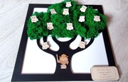Drzewo z sowami, prezent na zakończenie roku, dzień nauczyciela 