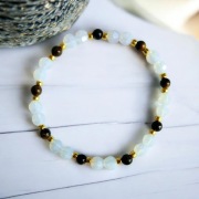 Bransoletka   Opalit i Tygrysie oko