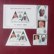 JP II - ZAIR 1985 -  CHR. 75