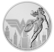 Srebrna moneta Niue:DC Comics - Wonder Woman 1 uncja Srebra 2021