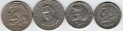 Monety: 10 zł 1970, 20 zł 1976, 10 zł 1975, 10 zł 1982
