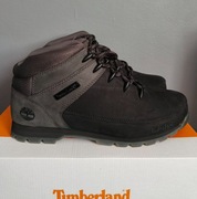 Trapery Timberland Euro Sprint Hiker Mid nubuk czarne - r. 44,5