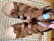 Zara skórzane sandały  NOWE  rzymianki 38 5 skóra naturalna