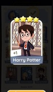 Monopoly go karta Harry Potter 4* set 13 naklejka