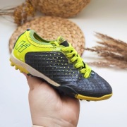 Korki buty sportowe do piłki nożnej huari kory sportowe 28 szare żółte 