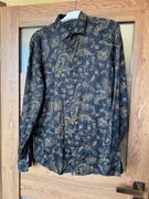 Wzorzysta koszula męska z długim rękawem, River Island r M