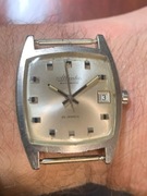 Nietypowy  zegarek atlantic kostka 31x31(39) stal 4adjustments 