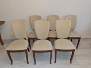 Komplet krzeseł 6 szt. Lite drewno 