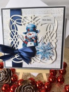 KARTKA ŚWIĄTECZNA handmade w kopercie - personalizowana, ręcznie robiona