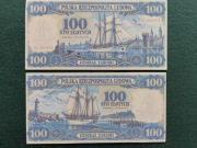 100 zł 1979 GENERAŁ ZARUSKI banknot kolekcjonerski  ŻAGLOWCE POLSKIE
