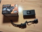 Lampka rowerowa led 6 trybów usb c ładowalna kabel