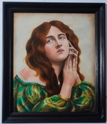 Obraz olejny rama portret 50/60 cm