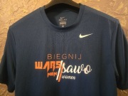 Koszulka sportowa do biegania, na siłownię, rower, BIEGNIJ WARSZAWO NIKE M.