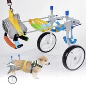 WÓZEK INWALIDZKI REHABILITACYJNY DLA PSA NA TYLNE ŁAPY ROZ.xxS B1266