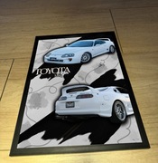 Plakat Toyota Supra 