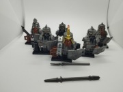 Minifigurka 6 sztuk Krasnolud Wojownik Władca Pierścieni kompatybilne LEGO