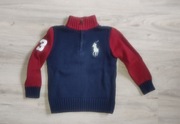 Sweter Ralph Lauren r. 6 lat granatowy