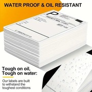 Etykiety samoprzylepne termiczne kurierskie 100mm x 150mm - 100 szt.