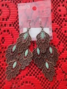 Kolczyki Boho Vintage Retro 