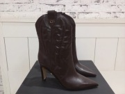 skórzane kowbojki marki Guess roz. 39 wkładka 24,5 cm nowe