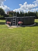Basen zewnętrzny GRE 6x4m, głęb. 1,3m