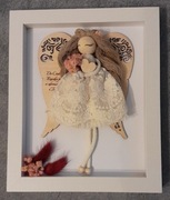 Anioł Stróż w ramce z modlitwą, upominek, prezent