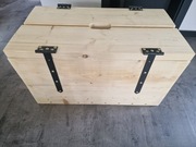 Skrzynia, kufer drewniany 90x48x50
