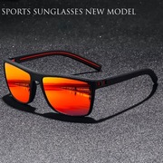 OKULARY PRZECIWSŁONECZNE. Polaryzacyjne HD. ORANGE/RED. NERDY. 