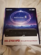 Zehnder HX-2700 VFD dekoder tuner pilot techn. DVB-T2 i DVB-C H.265 HEVC