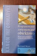 Programowanie zorientowane obiektowo Bertrand Meyer Okazja
