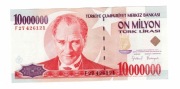 TURCJA 10000000  LIRASI 1999  P214 10598