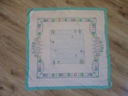 Radley London jedwabna chusta 100% jedwab _ 87cm x 88cm