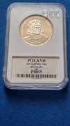 200 zł Bolesław I Chrobry 1980r.  Ag PR 69