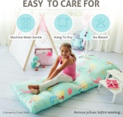 Poszwa na poduszki Butterfly Craze  King Size morski idealna na podłogę 