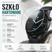 3xSZKŁO  HARTOWANE 9H DO SMARTWATCH SAMSUNG GALAXY WATCH 4/5/6/7/FE 40MM