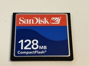Karta pamieci CompactFlash SANDISK 128 MB