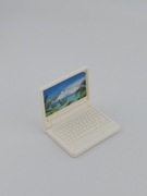 Laptop dla lalek Barbie biały