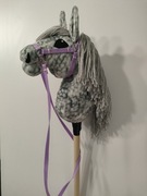 Hobby horse  koń na kiju nowy + kanar + wodze