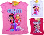 Truskawka  bluzka t-shirt116/122(6/7L)kolory WYPRZEDAŻ